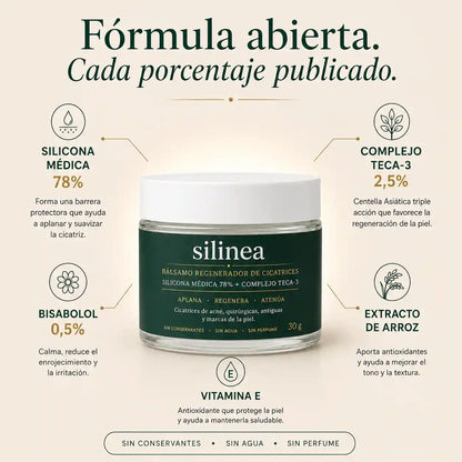Bálsamo de silicona médica + TECA 3
